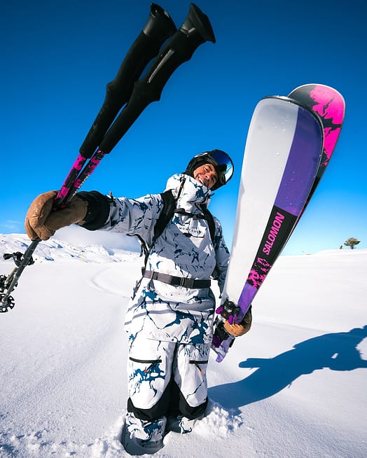 Klient @alvaropenades w Arch Spodnie Snowboardowe Mężczyźni Ice/Black