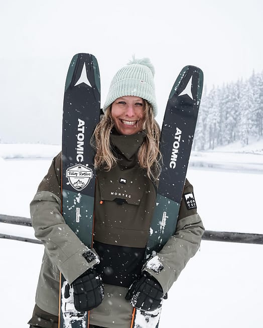 Kunde @carmen.akkermans i Doom W Snowboardjakke Dame Olive Green/Black/Greenish