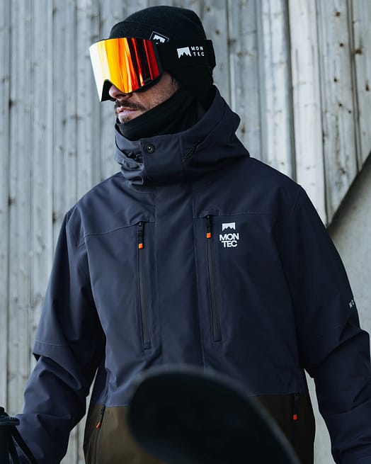 Customer @mario_mitteregger in Fawk Snowboard Jacket Men Dark Blue/Fatigue