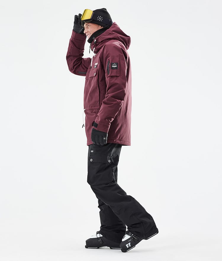 Dope Annok 21 Lyžařská Bunda Pánské Burgundy, Image 5 of 10