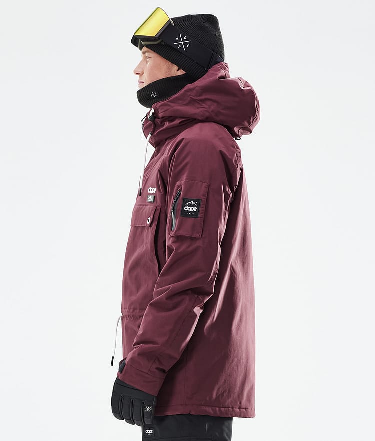 Dope Annok 21 Chaqueta Snowboard Hombre Burgundy Renewed, Image 7 of 10