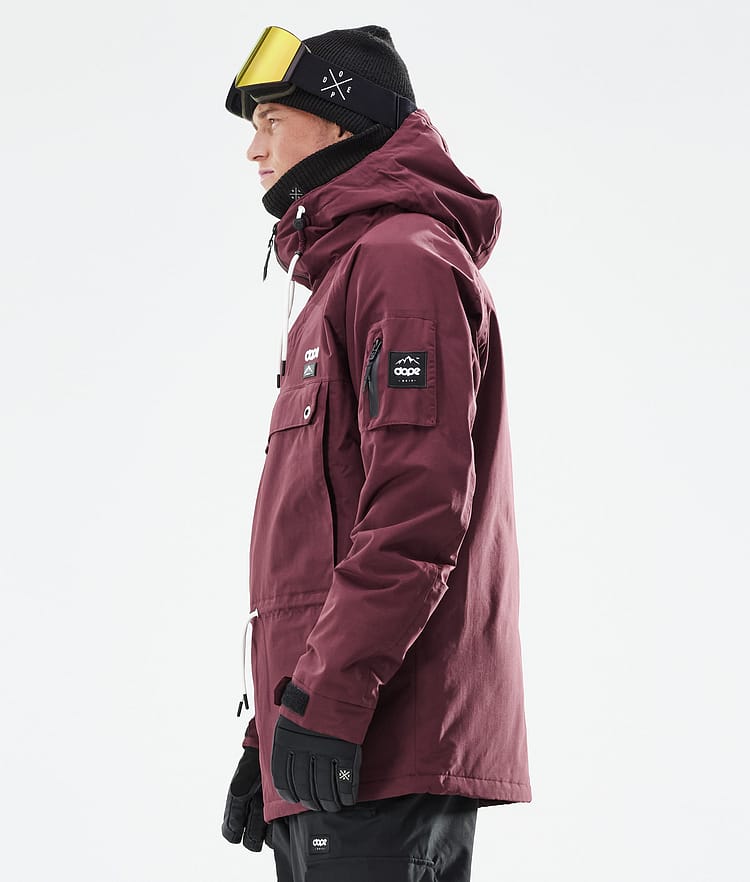 Dope Annok 21 Lyžařská Bunda Pánské Burgundy, Image 7 of 10