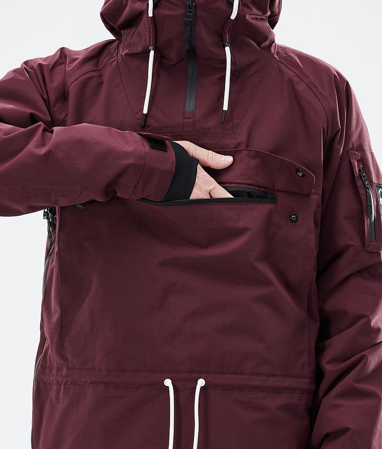Dope Annok 21 Chaqueta Snowboard Hombre Burgundy Renewed, Image 10 of 10