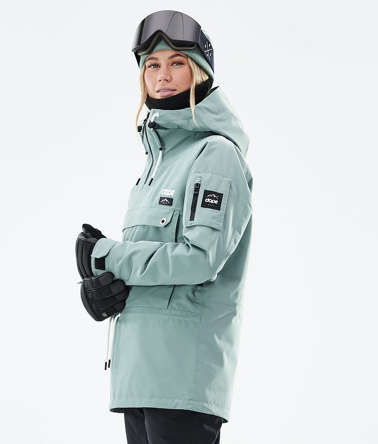 Dope Annok W 21 Chaqueta Snowboard Mujer Faded Green, Image 6 of 9