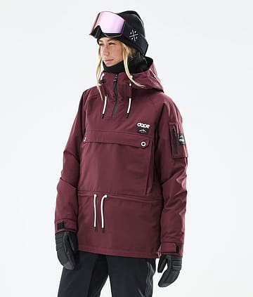 Dope Annok W 21 Ski Jacket Burgundy