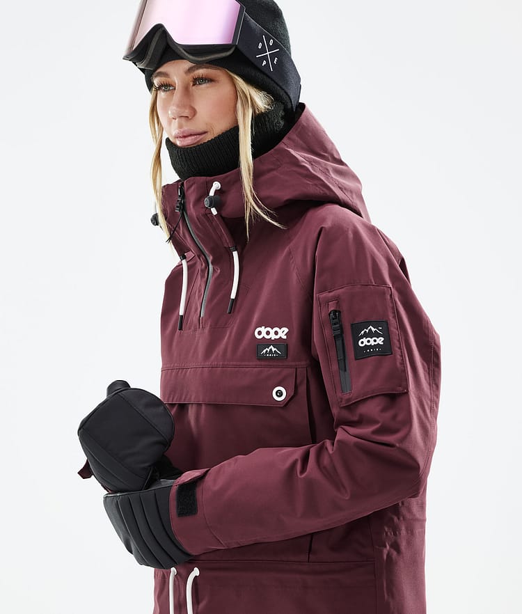 Dope Annok W 21 Chaqueta Esquí Mujer Burgundy, Image 2 of 9