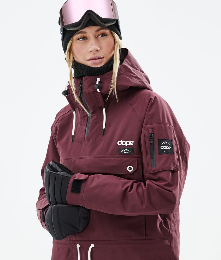 Dope Annok W 21 Bunda na Snowboard Dámské Burgundy Renewed, Image 2 of 9
