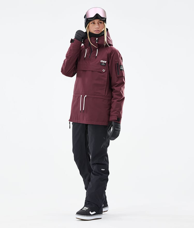 Dope Annok W 21 Bunda na Snowboard Dámské Burgundy Renewed, Image 3 of 9