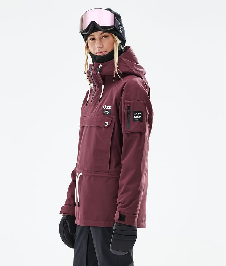 Dope Annok W 21 Chaqueta Esquí Mujer Burgundy, Image 6 of 9