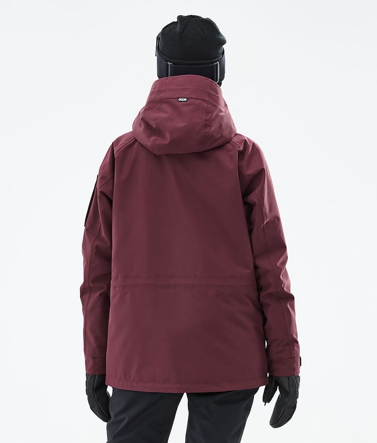 Dope Annok W 21 Bunda na Snowboard Dámské Burgundy Renewed, Image 7 of 9