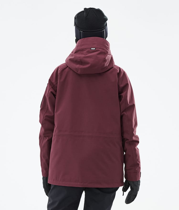 Dope Annok W 21 Chaqueta Esquí Mujer Burgundy, Image 7 of 9