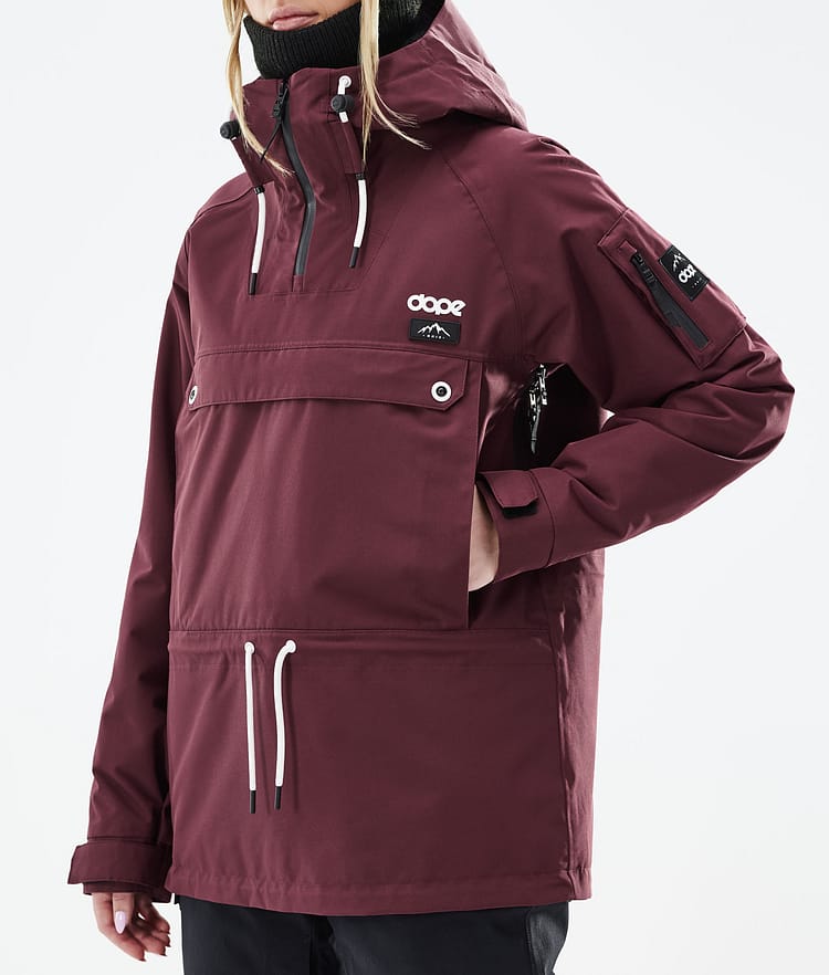 Dope Annok W 21 Bunda na Snowboard Dámské Burgundy Renewed, Image 8 of 9