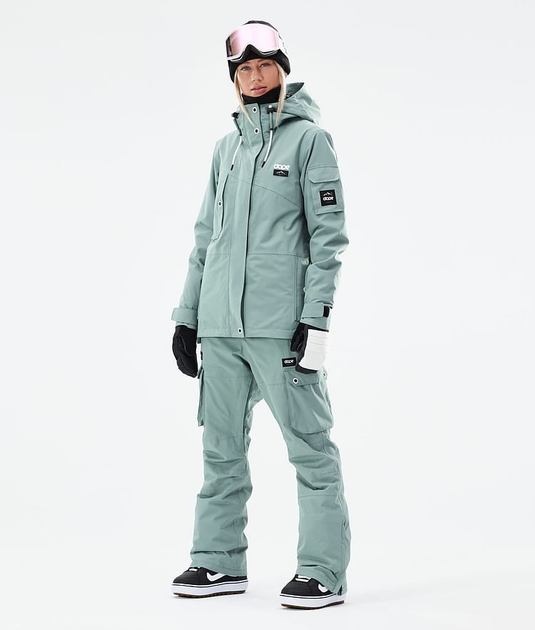Dope Adept W 21 Chaqueta Snowboard Mujer Faded Green, Image 4 of 11