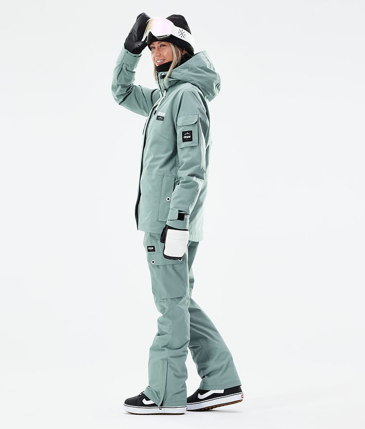 Dope Adept W 21 Chaqueta Snowboard Mujer Faded Green, Image 5 of 11