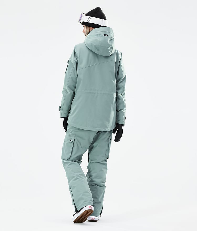 Dope Adept W 21 Chaqueta Snowboard Mujer Faded Green, Image 6 of 11