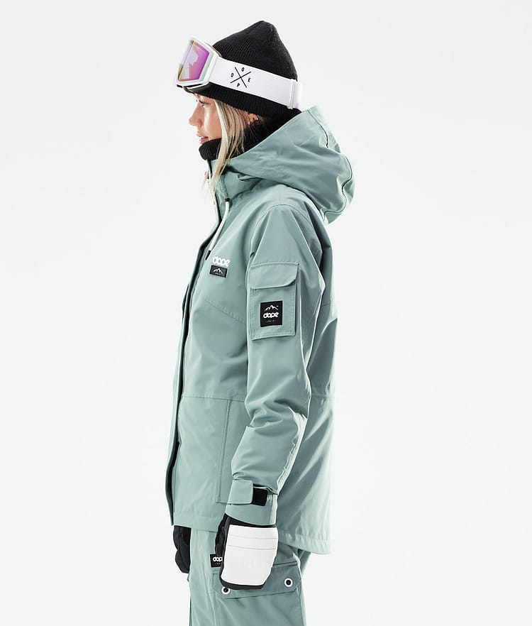 Dope Adept W 21 Chaqueta Snowboard Mujer Faded Green, Image 7 of 11