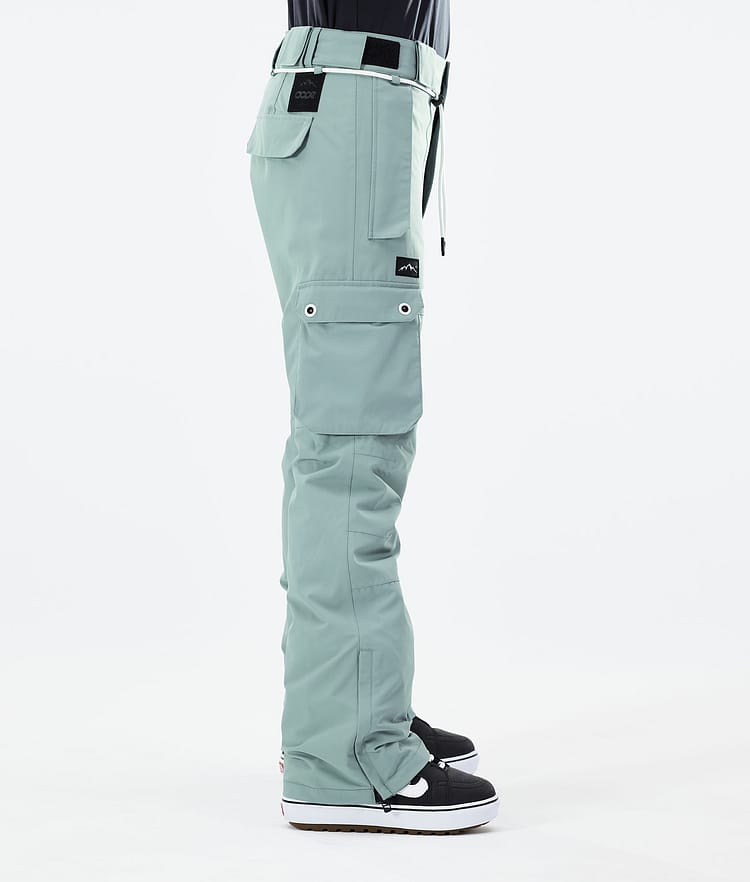Dope Iconic W 21 Spodnie Snowboardowe Kobiety Faded Green, Image 2 of 6