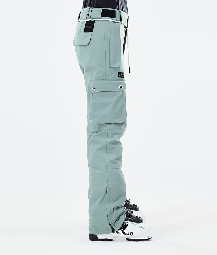 Dope Iconic W 21 Spodnie Narciarskie Kobiety Faded Green, Image 2 of 6