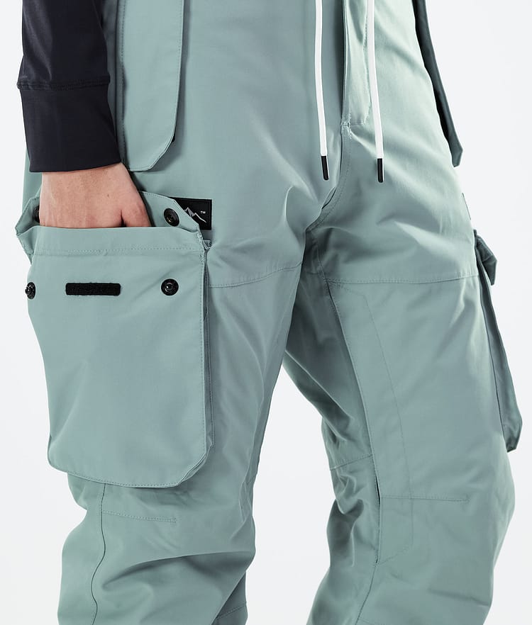 Dope Iconic W 21 Spodnie Narciarskie Kobiety Faded Green, Image 5 of 6