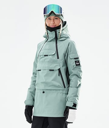 Dope Akin W 21 Snowboard Jacket Faded Green