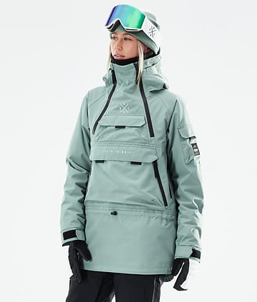 Dope Akin W 21 Ski Jacket Faded Green