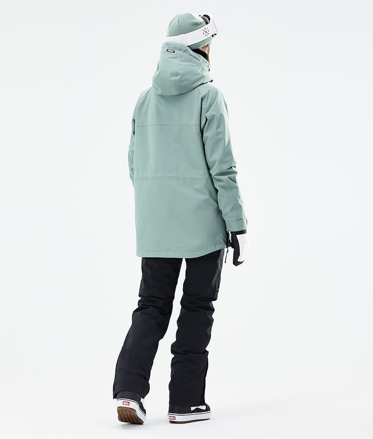 Dope Akin W 21 Kurtka Snowboardowa Kobiety Faded Green, Image 7 of 11