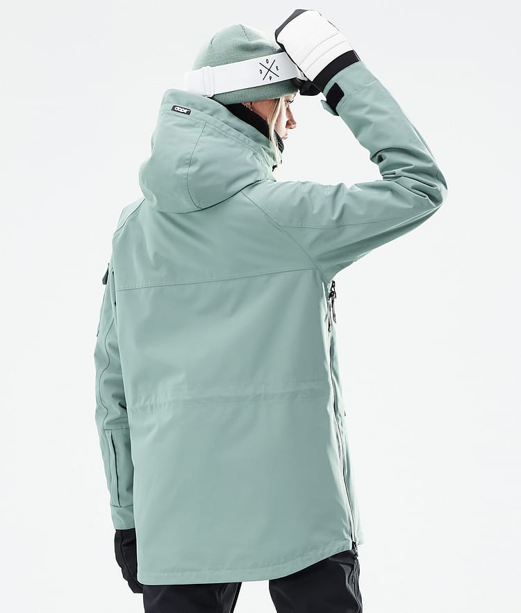 Dope Akin W 21 Kurtka Snowboardowa Kobiety Faded Green, Image 8 of 11