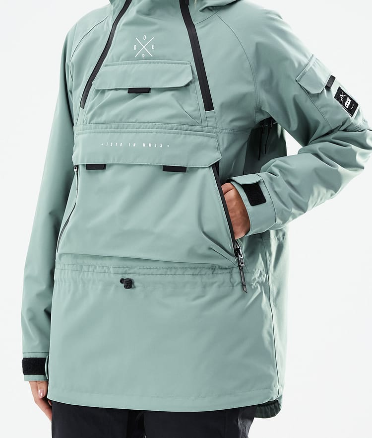 Dope Akin W 21 Kurtka Snowboardowa Kobiety Faded Green, Image 9 of 11
