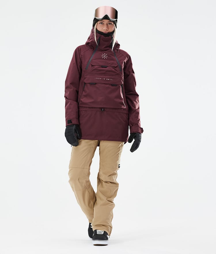 Dope Akin W 21 Chaqueta Snowboard Mujer Burgundy, Image 4 of 11