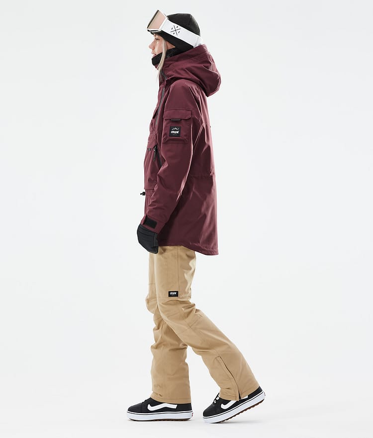 Dope Akin W 21 Chaqueta Snowboard Mujer Burgundy, Image 5 of 11