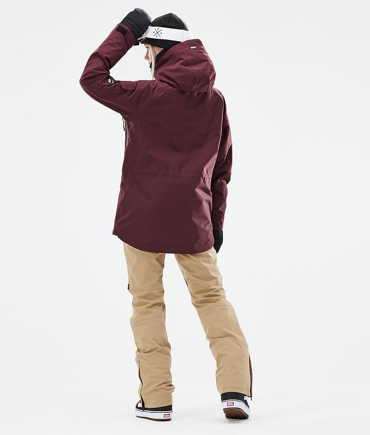 Dope Akin W 21 Chaqueta Snowboard Mujer Burgundy, Image 6 of 11
