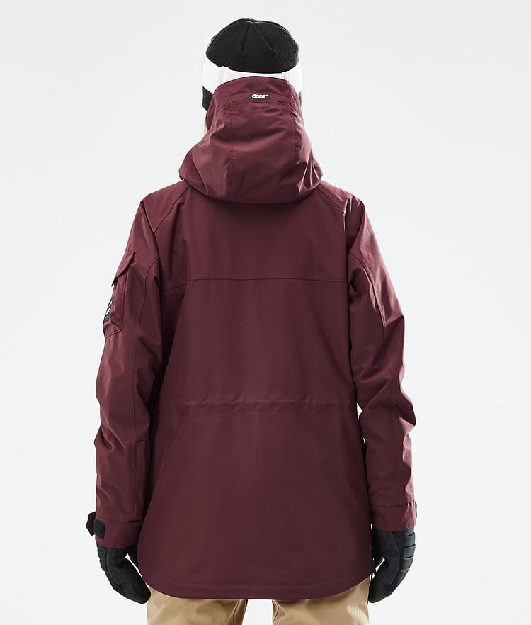Dope Akin W 21 Chaqueta Snowboard Mujer Burgundy, Image 8 of 11