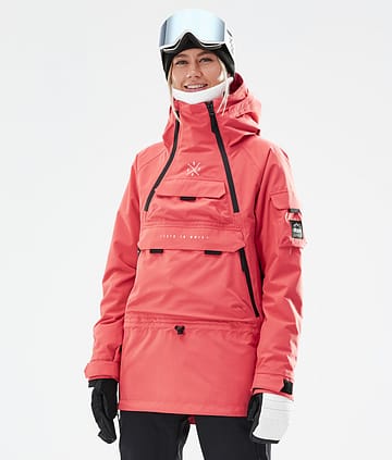 Dope Akin W 21 Snowboard Jacket Coral Renewed
