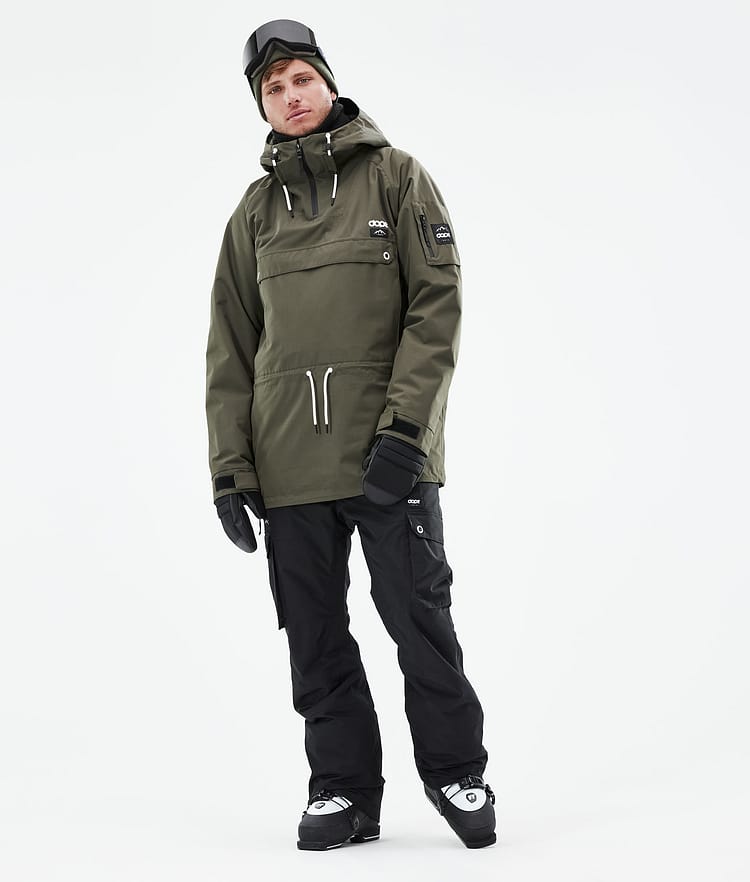 Dope Annok 21 Lyžařská Bunda Pánské Olive Green, Image 4 of 10
