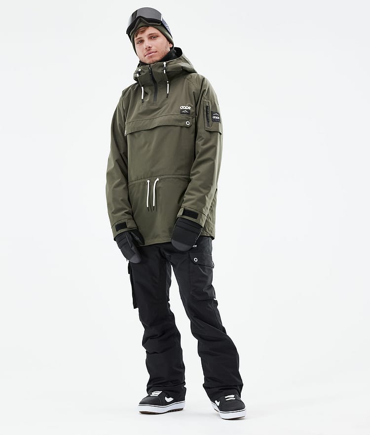 Dope Annok 21 Bunda na Snowboard Pánské Olive Green, Image 4 of 10