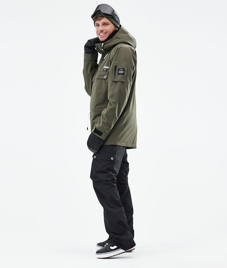 Dope Annok 21 Bunda na Snowboard Pánské Olive Green, Image 5 of 10