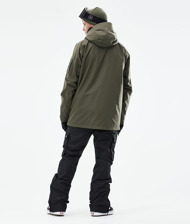 Dope Annok 21 Bunda na Snowboard Pánské Olive Green, Image 6 of 10