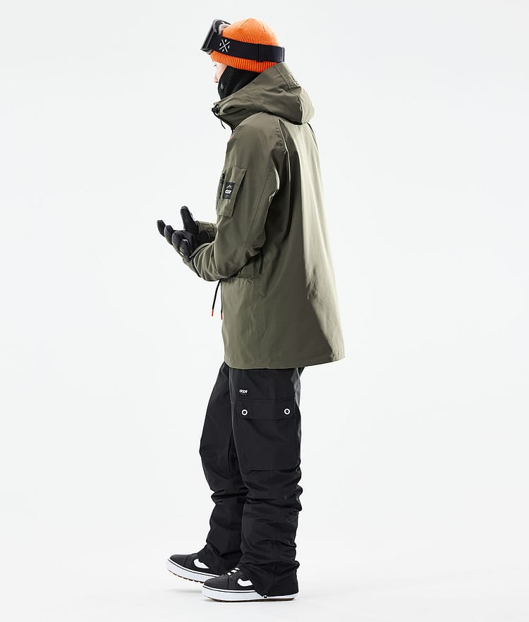 Dope Annok 21 Bunda na Snowboard Pánské Olive Green/Black, Image 5 of 10