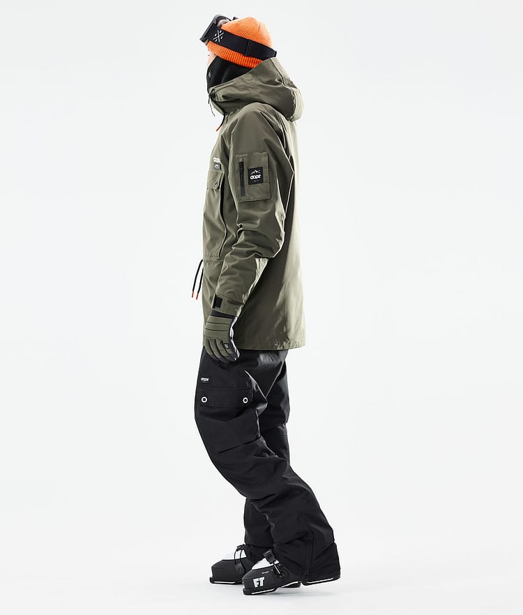 Dope Annok 21 Lyžařská Bunda Pánské Olive Green/Black, Image 5 of 10