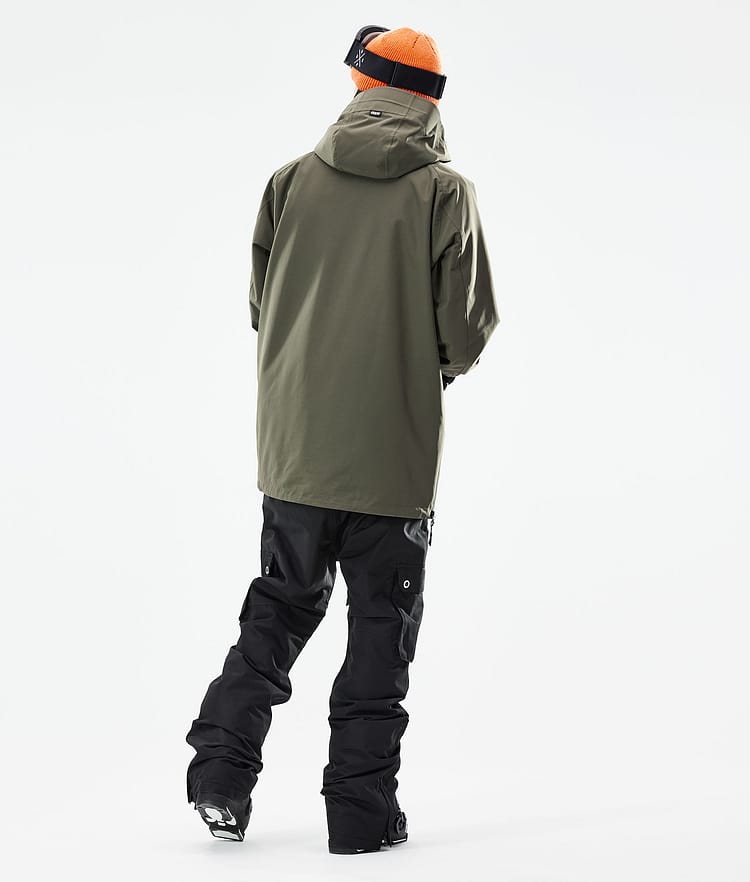 Dope Annok 21 Lyžařská Bunda Pánské Olive Green/Black, Image 6 of 10