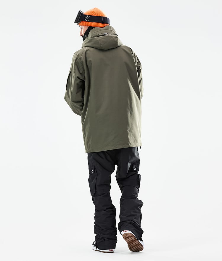 Dope Annok 21 Bunda na Snowboard Pánské Olive Green/Black, Image 6 of 10