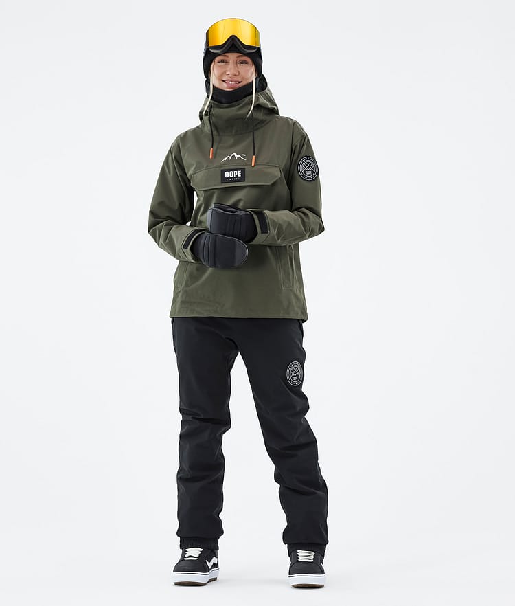 Dope Blizzard W 21 Chaqueta Snowboard Mujer Olive Green, Image 3 of 9