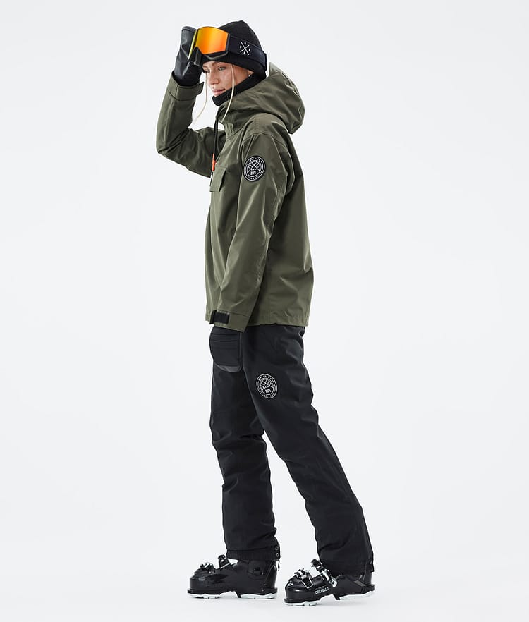 Dope Blizzard W 21 Lyžařská Bunda Dámské Olive Green, Image 4 of 9