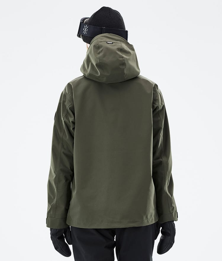 Dope Blizzard W 21 Lyžařská Bunda Dámské Olive Green, Image 7 of 9