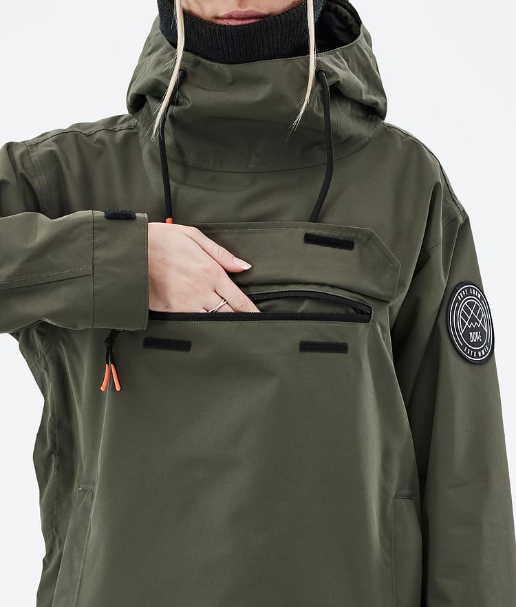 Dope Blizzard W 21 Chaqueta Snowboard Mujer Olive Green, Image 9 of 9
