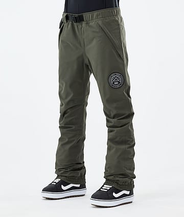 Dope Blizzard W 21 Snowboard Pants Olive Green