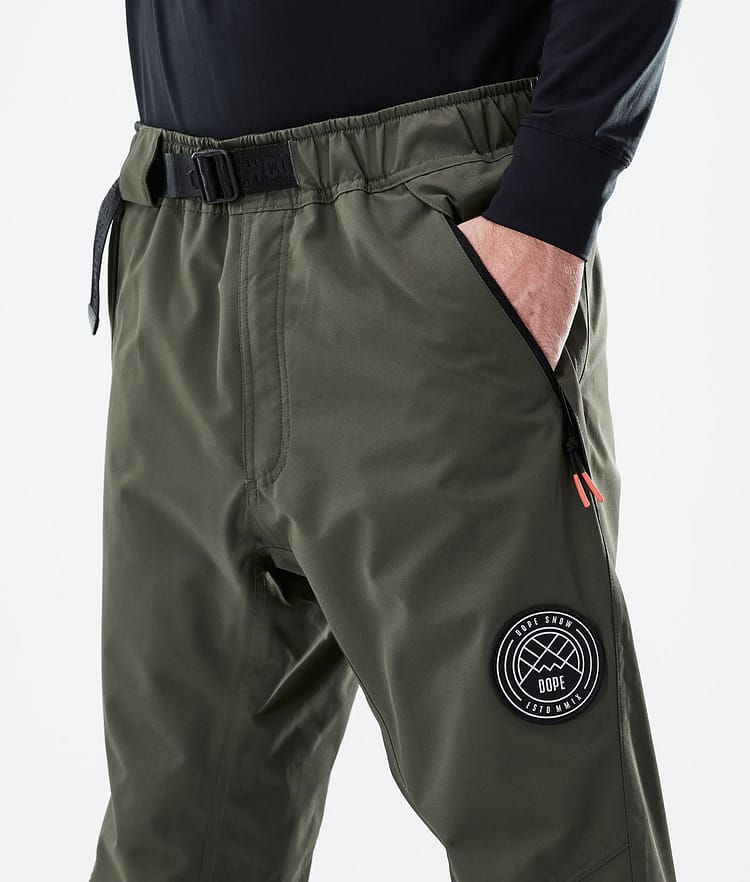 Dope Blizzard 21 Pantalones Snowboard Hombre Olive Green, Image 4 of 4