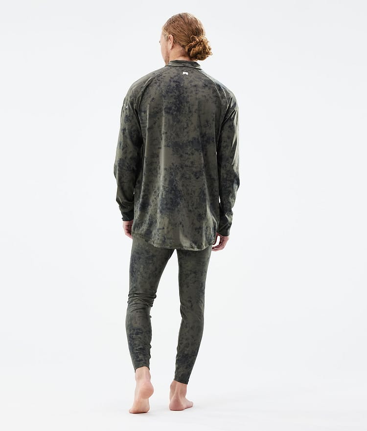 Montec Zulu Top Termiczny Mężczyźni Olive Green Tiedye, Image 4 of 6
