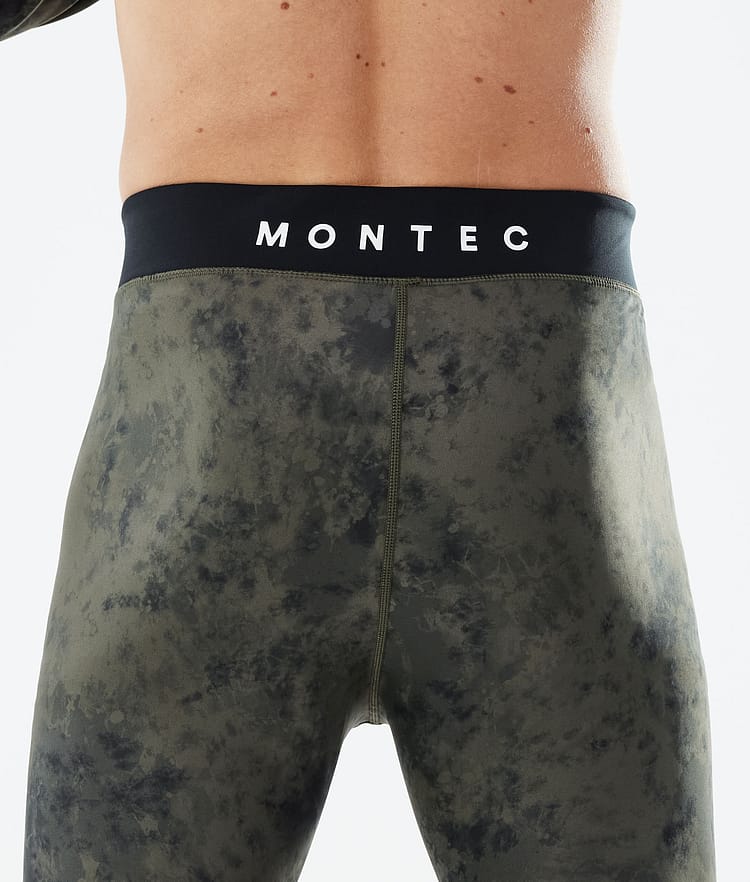 Montec Zulu Termokalhoty Pánské Olive Green Tiedye, Image 6 of 7