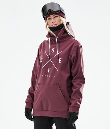 Dope Yeti W 21 Ski Jacket Burgundy